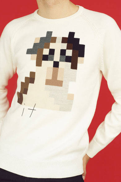 <strong>「it knit」</strong>　白「it」（Men’s）2万9400円