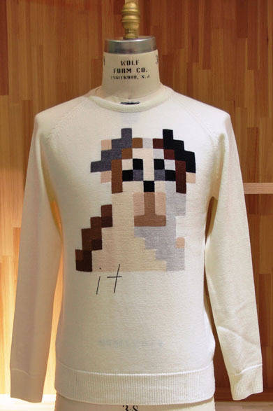 <strong>「it knit」</strong>　白「it」（Men’s）2万9400円