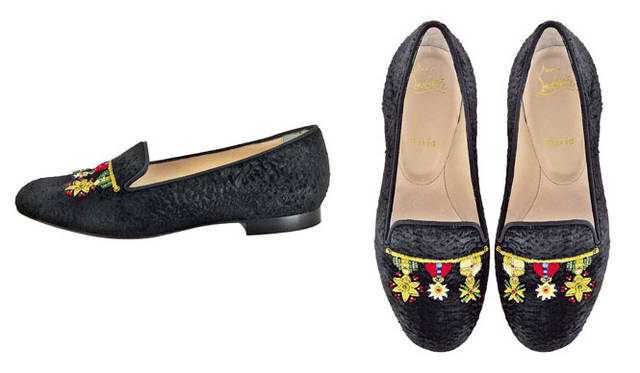 <strong>Christian Louboutin｜クリスチャン ルブタン</strong>　「クリスチャン ルブタン 青山」　ウィメンズ　スリッポンシューズ「DICTATRICE」12万4950円