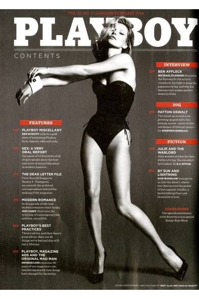 <strong>SAINT LAURENT｜『プレイボーイ』の表紙にバニーガール姿のケイト・モス</strong>