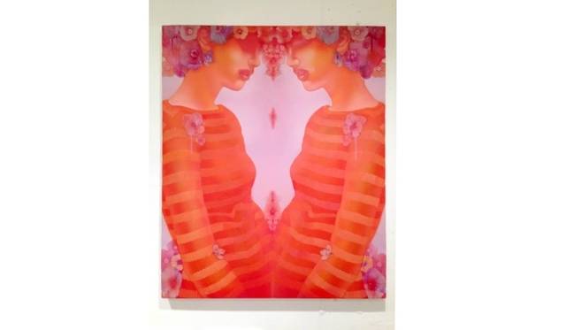 <strong>ART｜気鋭のアーティストによる新作展『大矢加奈子-庭の風景-』</strong>　“girl” / 2013 / OIL ON CANVAS / 610×730mm