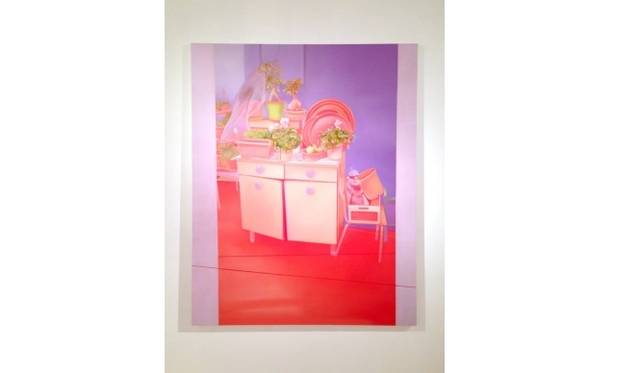 <strong>ART｜気鋭のアーティストによる新作展『大矢加奈子-庭の風景-』</strong>　“風景(植木鉢)” / 2013 / OIL ON CANVAS / 1303×1620mm