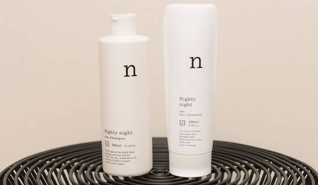 <strong>uka｜ウカ</strong>　髪にツヤとうるおいをあたえ、しっとりまとまる仕上がりのウカシャンプー＆トリートメント「Nighty night（ナイティナイト）」