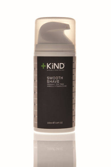 <strong>＋KiND｜カインド</strong>　メンズオーガニックスキンケアブランド　シェイビングクリーム「スムーズシェイブ」（100ml）3990円