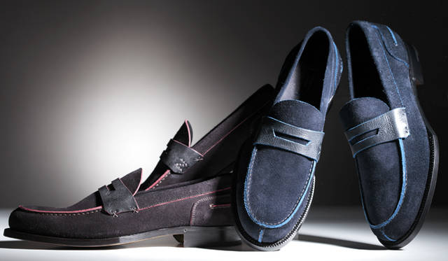 <strong>Ermenegildo Zegna｜エルメネジルド ゼニア</strong>　ローファー各15万3300円 ※2014年2月上旬より展開予定（阪急メンズ東京 3階）