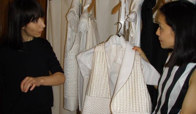 <strong>萩原輝美のファッション・デイズ vol.95</strong> BOUCHRA JARRAR（ブシュラ・ジャラール）プレゼンテーション会場にて