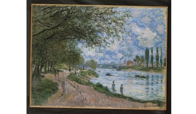 <strong>ART｜国立西洋美術館『モネ、風景をみる眼－19世紀フランス風景画の革新』</strong>　クロード・モネ《グランド・ジャット島》1878年　油彩、カンヴァス　56.3×74.5cm　ポーラ美術館