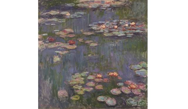 <strong>ART｜国立西洋美術館『モネ、風景をみる眼－19世紀フランス風景画の革新』</strong>　クロード・モネ《睡蓮》1916年　油彩、カンヴァス　国立西洋美術館　松方コレクション