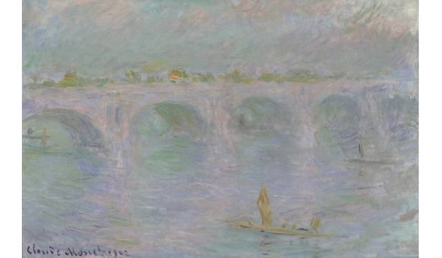 <strong>ART｜国立西洋美術館『モネ、風景をみる眼－19世紀フランス風景画の革新』</strong>　クロード・モネ《ウォータールー橋、ロンドン》1902年　油彩、カンヴァス　65.7×100.5cm　国立美術館　松方コレクション