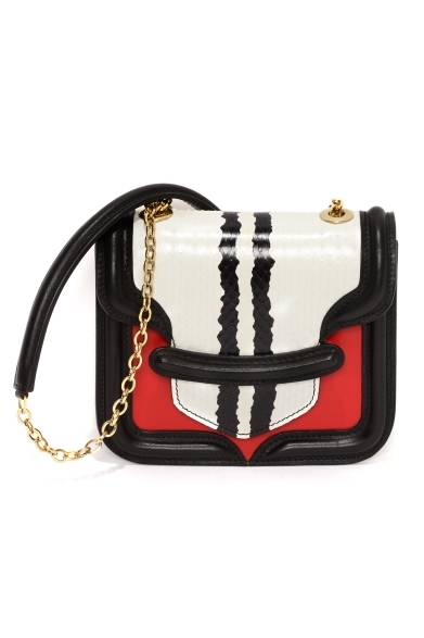 <strong>ALEXANDER McQUEEN｜ヒロインシリーズに新作登場</strong>　ミニ ヒロイン サッチェル　19万1000円