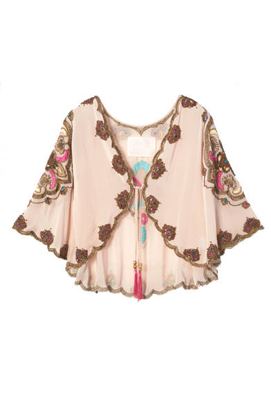 <strong>MYLAN｜スタイリスト 佐々木敬子が新ブランド「マイラン」を立ち上げ</strong><br />刺しゅう入りトップス　12万6000円