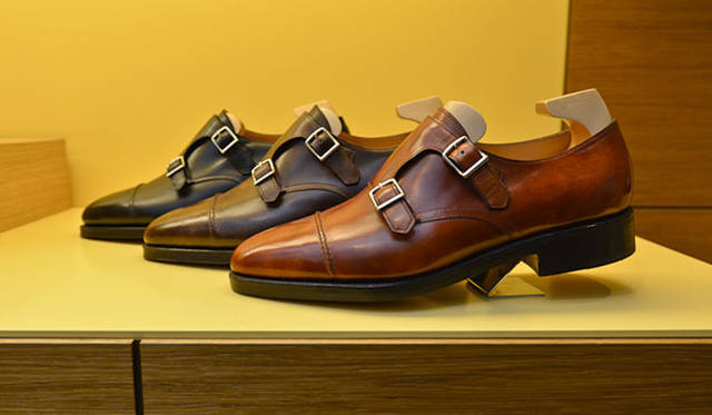 <strong>JOHN LOBB｜ジョンロブ</strong>　「ジョンロブ ジャーミンストリート店」のディスプレイ