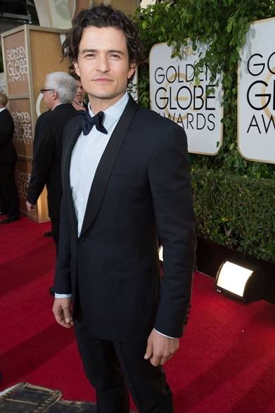 <strong>第71回 ゴールデン・グローブ賞レッドカーペットスナップ</strong>　Orlando Bloom｜オーランド・ブルーム<br />