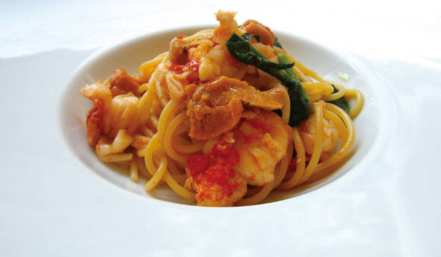 「IL GHIOTTONE 本店」。イタリアンながら、京野菜など“地の食材”の持ち味を生かした料理を供する