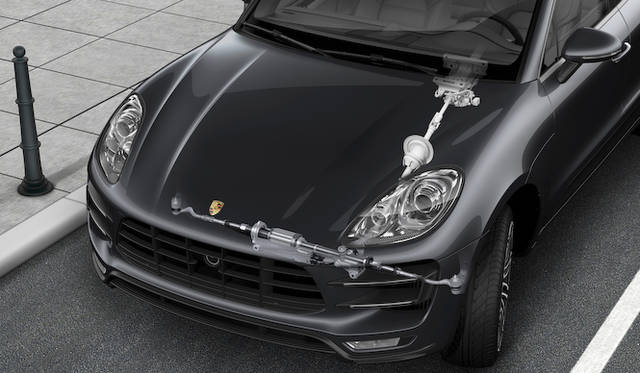 マカンの電動パワーステアリング