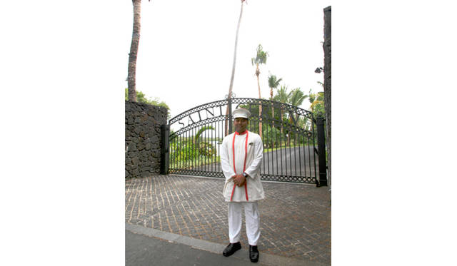 「ワン＆オンリー・ル・サンジュラン」のエントランス