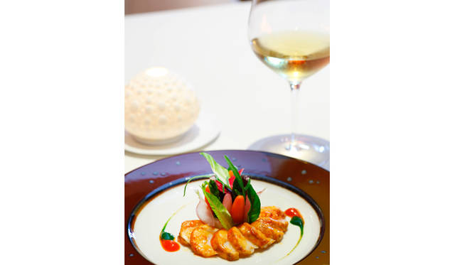 「プライム」ではコンテンポラリーなグリル料理が供される