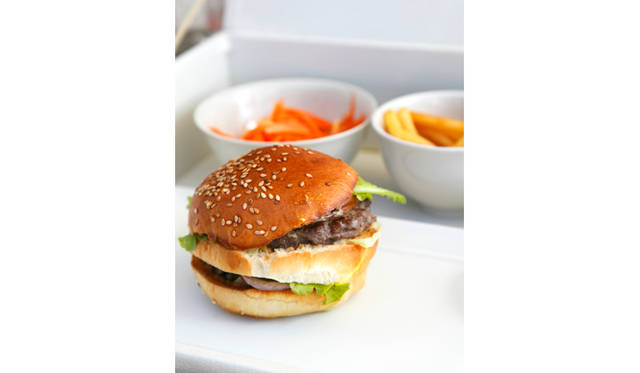 いち押しメニューはハンバーガー