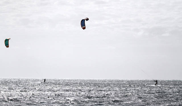 モーリシャスではカイトサーフィンの世界大会も催される