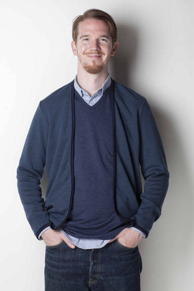 Piping Cardigan 1万1400円、1/2 Sleeve Double Face T 9200円、Long Sleeve Shirts 1万5000円