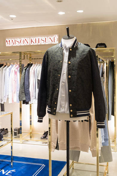 <strong>阪急メンズ東京｜HANKYU MEN’S TOKYO</strong>　4階 インターナショナルクリエイターズ「MAISON KITSUNÉ（メゾン キツネ）」