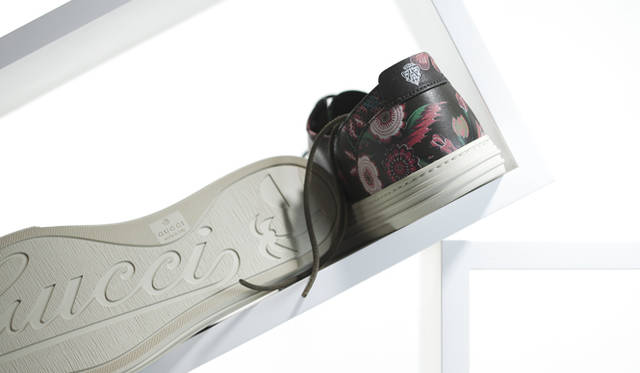 <strong>GUCCI｜グッチ</strong>　今季のキーアイテム、新作スニーカーが登場<br /><br />スニーカー　8万4000円