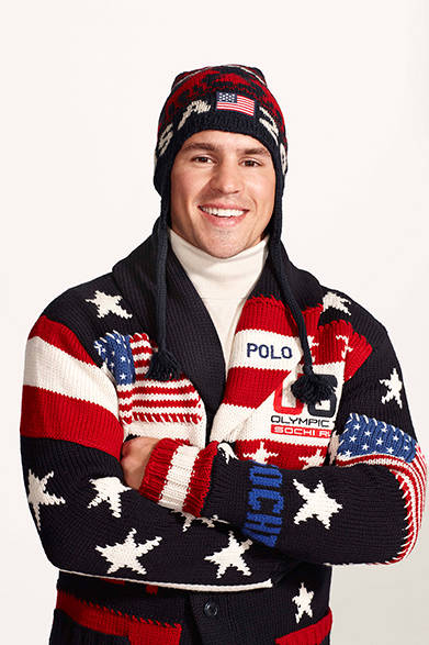 <strong>RALPH LAUREN｜ラルフ ローレン</strong>　ソチオリンピックのアメリカ代表選手団の公式ユニフォーム披露<br /><br />オリンピックアメリカ代表 アイスホッケー Zach Parise（ザック・パリーゼ）