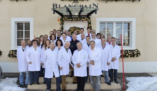 <strong>BLANCPAIN｜ブランパンとジョエル・ロブションが協力関係に</strong>　ブランパンの職人チーム