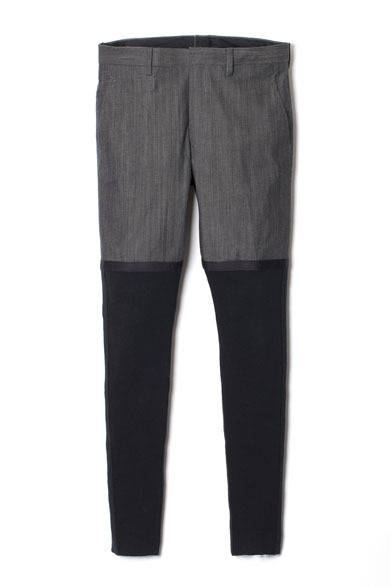 Rib combination Giza stretch Slacks 1万9950円