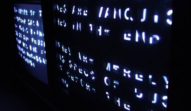 <strong>ART｜最先端テクノロジーアートのショーケース「MEDIA AMBITION TOKYO 2014」</strong>　馬場一萌 / Hajime Baba　作品名 / MUJYO TYPES