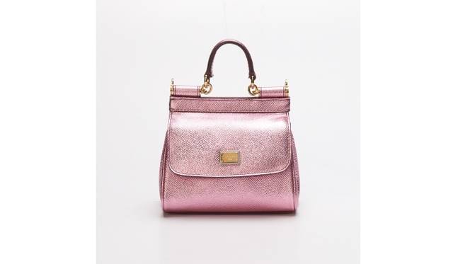 <strong>DOLCE & GABBANA｜阪急うめだにてレディスバッグイベントを開催</strong><br />シシリー キャンディー（小）[W14×H12.5×D8cm]　ベビーピンク　9万8700円