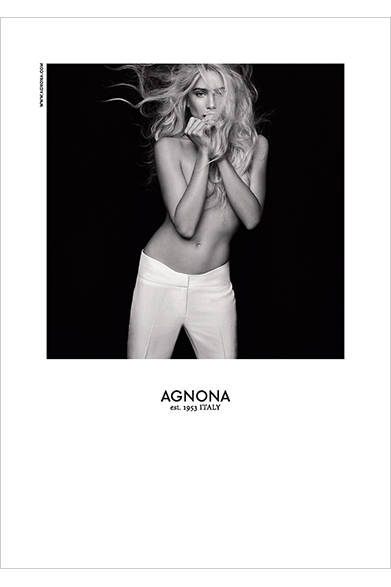 女優でモデルのドリー・ヘミングウェイを起用したキャンペーンビジュアル