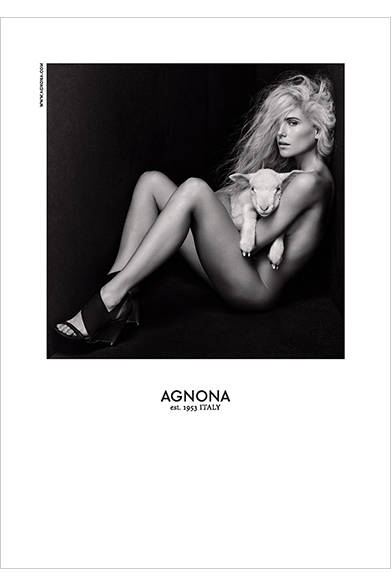 女優でモデルのドリー・ヘミングウェイを起用したキャンペーンビジュアル