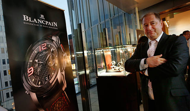 ブランパン副社長兼マーケティング責任者のアラン・デラムラ氏