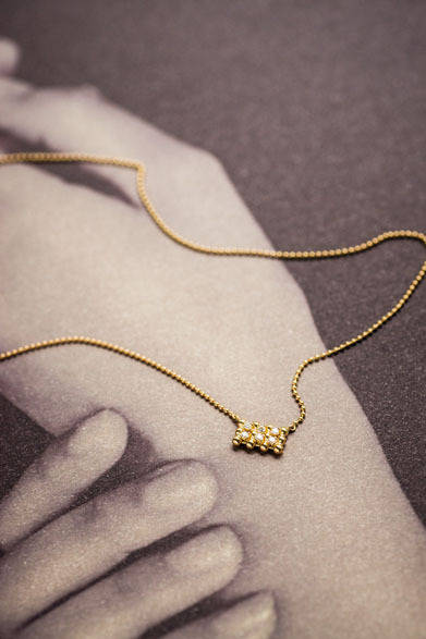 <strong>iberi｜イベリー</strong>　2014年デビューコレクション　Tambourine Necklace 18万円