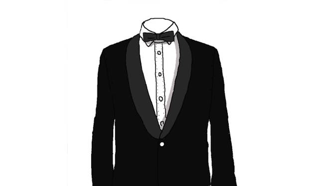 <strong>2. PRODUCT</strong>　スーツは1型5サイズ展開、オプションでシャツ・タイも用意できる。