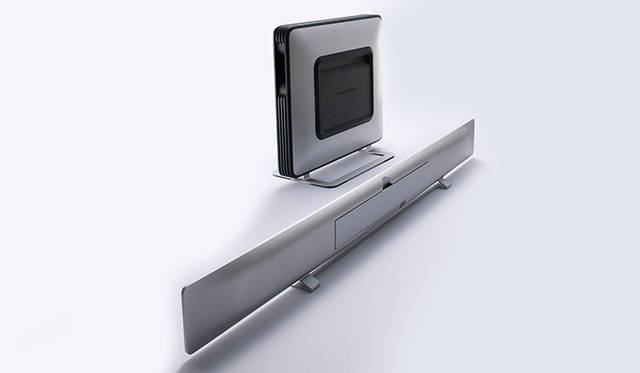 裏面はアルミボディは高級感のある仕上がり