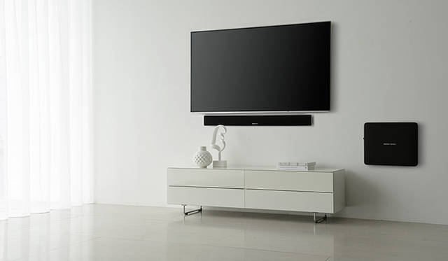 65インチTVとの組み合わせ例