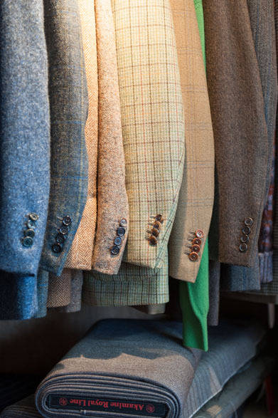 <strong>MARGARET HOWELL｜マーガレット・ハウエル</strong>　「Akamine Royal Line」の服地