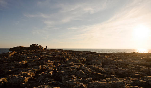 ブルターニュ地方キブロン。イワシ漁、イワシの缶詰で知られる港町だ