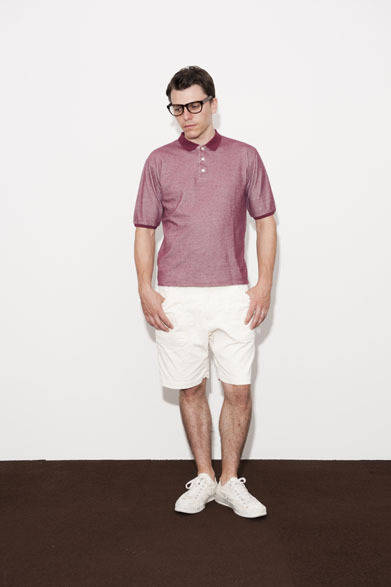 Polo Shirts 1万6000円、Explorer Shorts 1万6000円、Eye Wear collaborated with “BLANC..” 2万2000円
