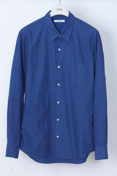 faded indigo typewriter shirt 1万8900円
