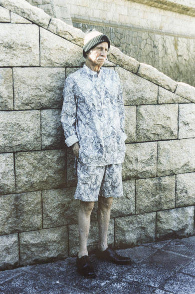 SHIRT 2万2000円、PANTS 1万6000円、KNIT CAP 7000円