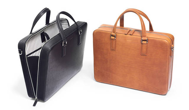 「FULL-GRAIN LEATHER Collection AW14」　持ち主に気品をあたえる最高品質のブリーフケース「Morris」（W39×H29×D8.5 cm）11万円（以下すべて税抜価格）