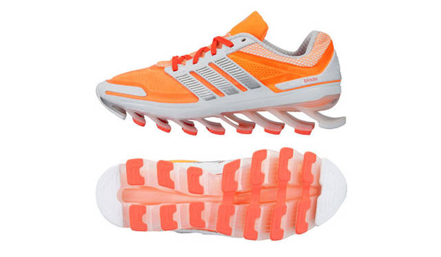 「WOMENS」D66233:グローオレンジS14/メタリックシルバー/グローS14