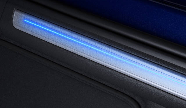 ゴルフR専用のドアシルプレート