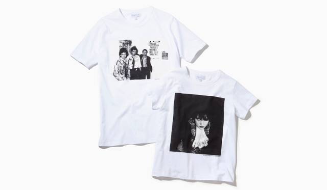 「PUNK+」スペシャルアイテム 左から“The Clash” Tシャツ 1万1550円、“Siouxie Siox”Tシャツ　1万500円