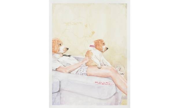 <strong>ART FAIR TOKYO 2014｜特別セクションの見どころを紹介</strong>　Agus Suwage, Dua Atau 3 Anjing Tidak Masalah, 2013 Courtesy of ROH Projects