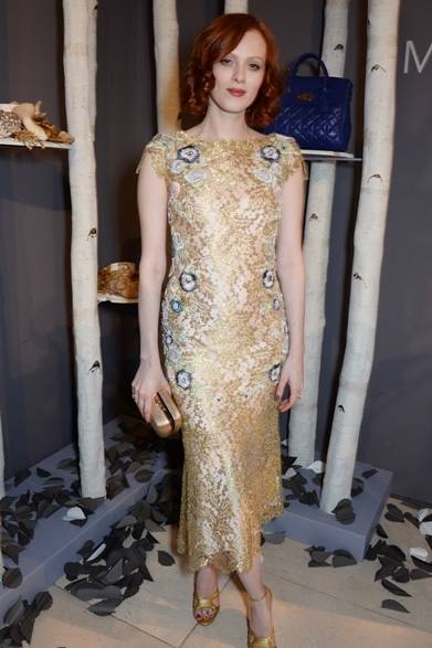 <strong>MULBERRY｜「CARA DELEVINGNE COLLECTION」のローンチディナー</strong>　カレン・エルソン