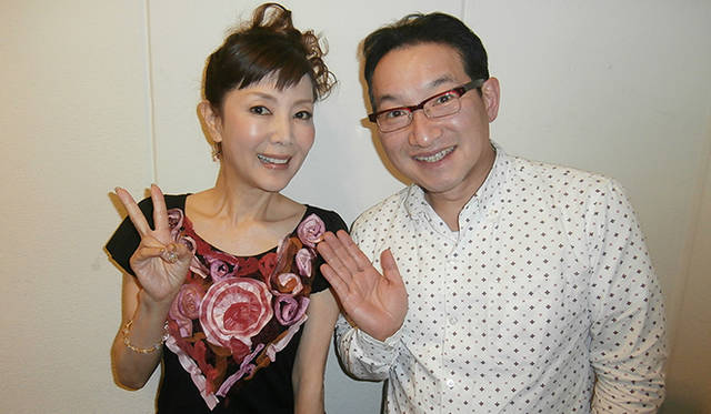 カジュアルライブ会場にて。左から 戸田恵子さん、春風亭昇太さん